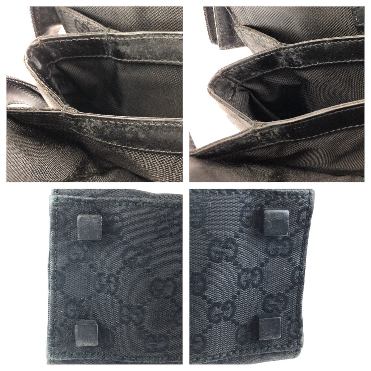 グッチ GGキャンバス レザー ブリーフケース