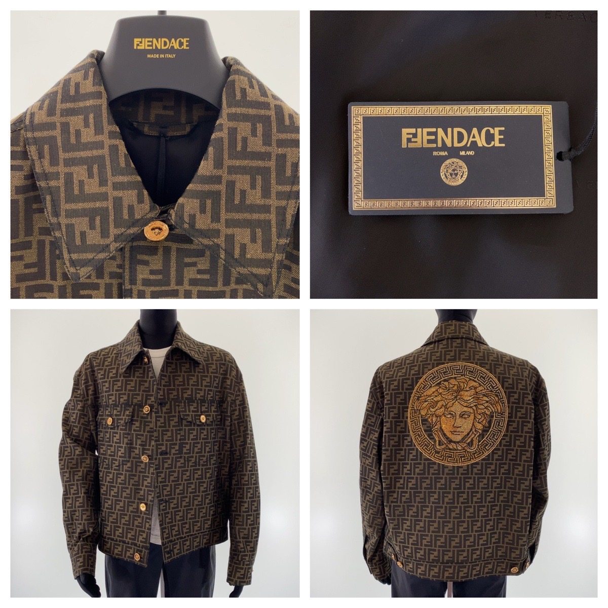 フェンディ FENDACE ジャカード ブレザー