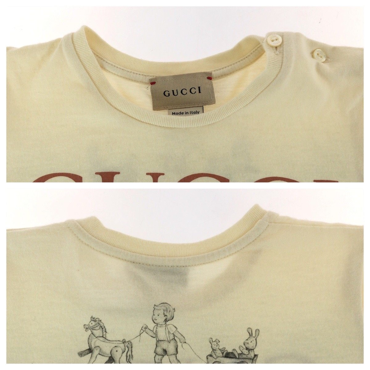 グッチ ピーターラビット コットンTシャツ