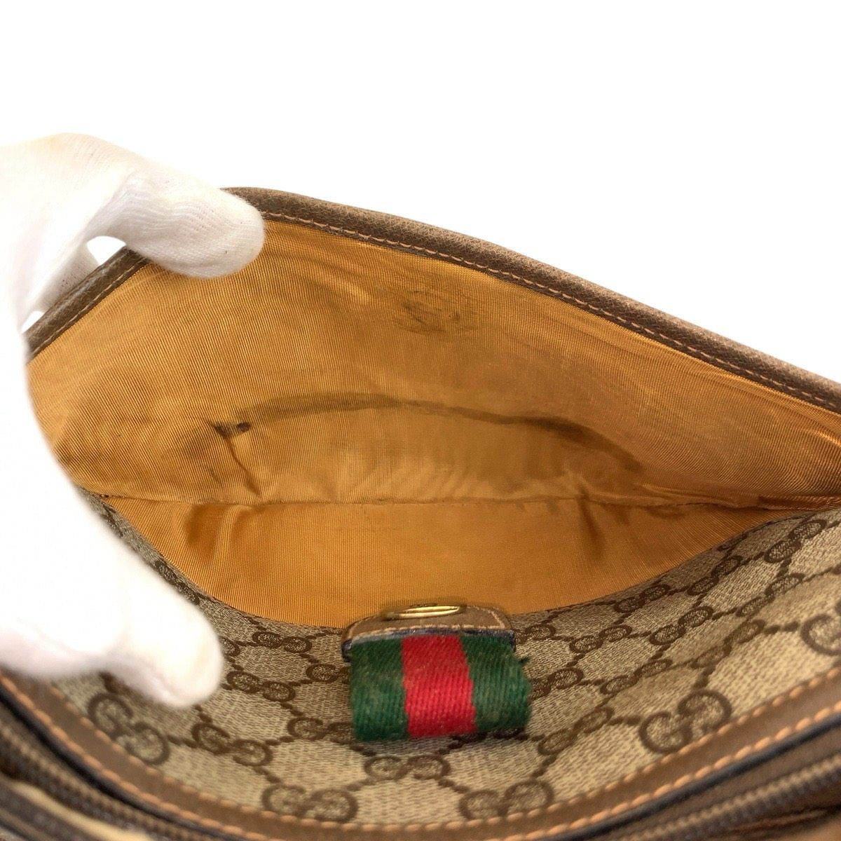 グッチ GGスプリームキャンバス ショルダーバッグ