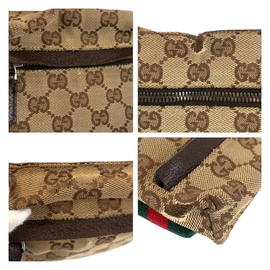 グッチ GGキャンバス ウエストポーチ