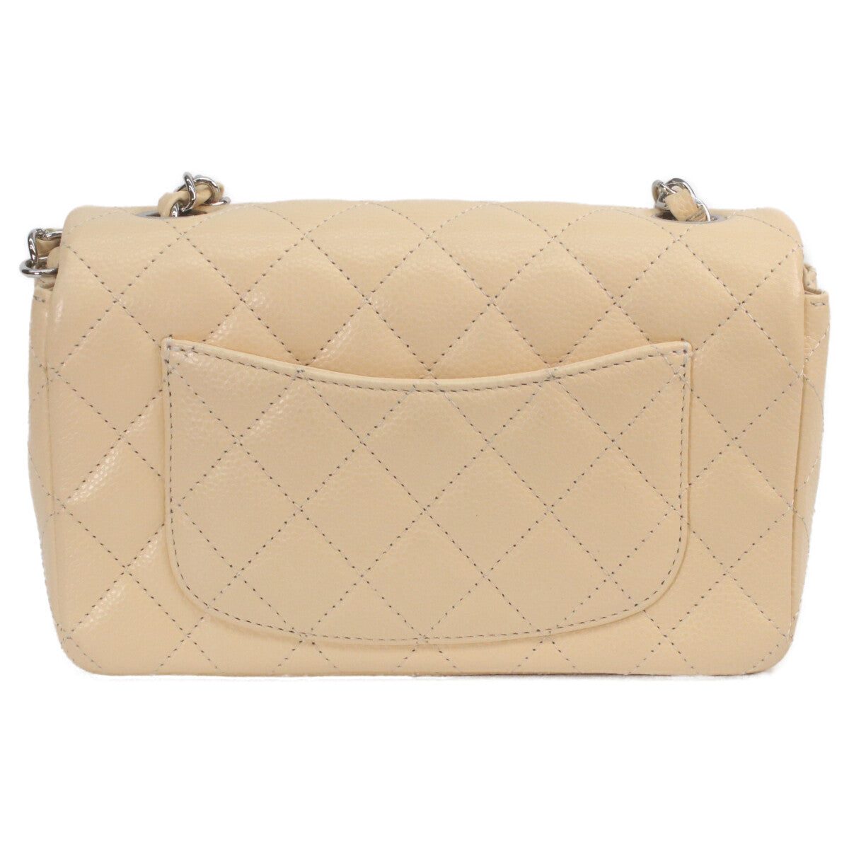 シャネル クラシックミニ キャビアスキン ショルダーバッグ