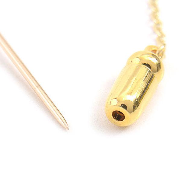 ミキモト K18YG×GP 2P パール ブローチ 6.5mm-6.6mm