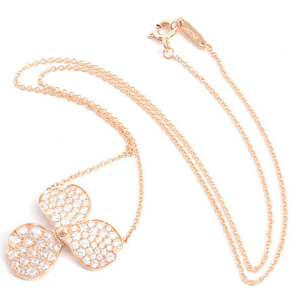 ティファニー ペーパーフラワー 18K ピンクゴールド ネックレス