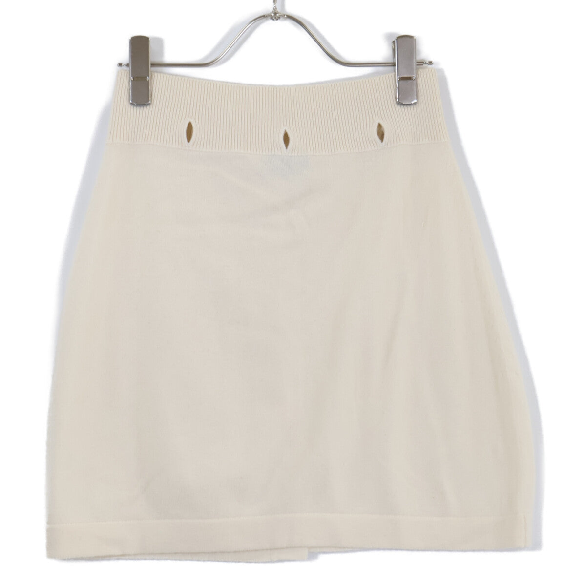 シャネル カシミヤノースリーブワンピース
