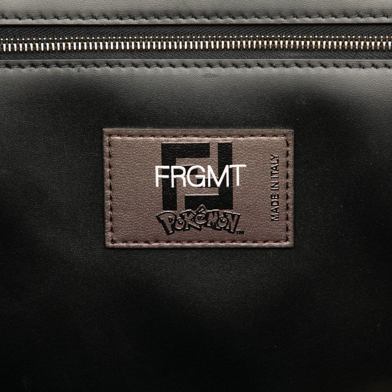 フェンディ ズッカ フラグメント ポケモン カイリュー キャンバス レザー 2way バッグ