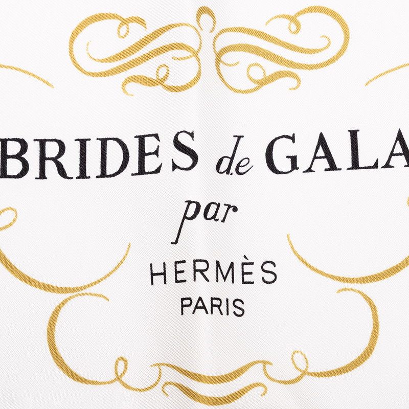 エルメス カレ90 BRIDES de GALA シルクスカーフ