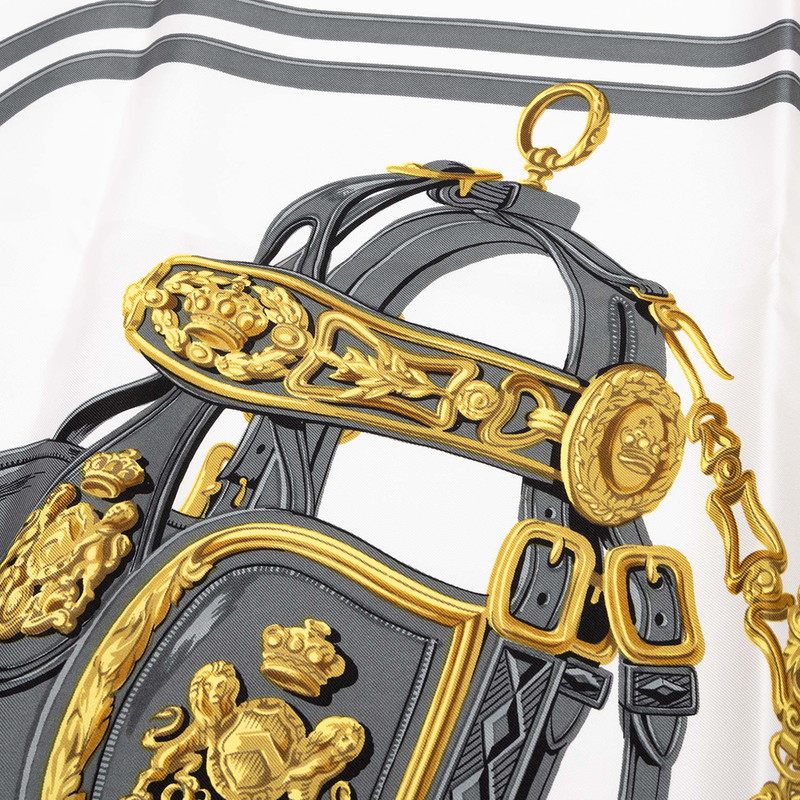 エルメス カレ90 BRIDES de GALA シルクスカーフ