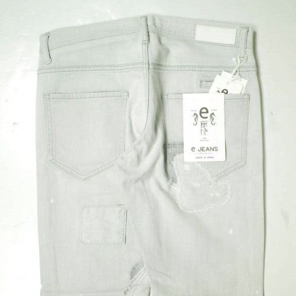 イージーンズ SLIM 綿 ストレッチデニムパンツ