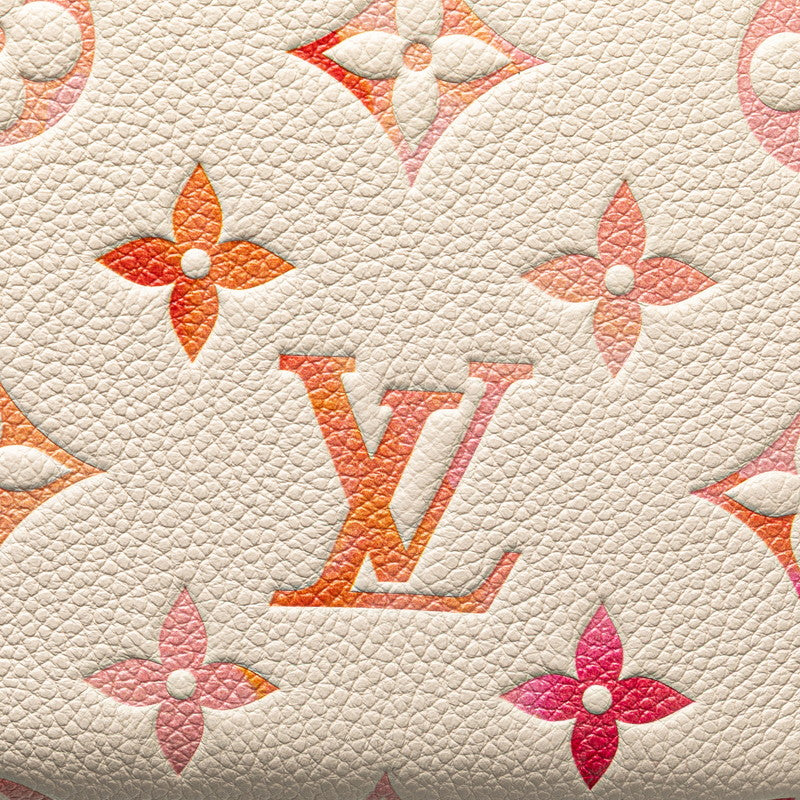 ルイヴィトン ジッピーウォレット サンライズアクワレル モノグラムアンプラント ラウンドファスナー長財布