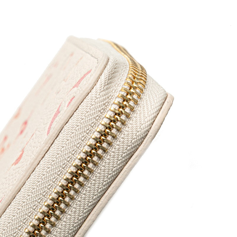 ルイヴィトン ジッピーウォレット サンライズアクワレル モノグラムアンプラント ラウンドファスナー長財布