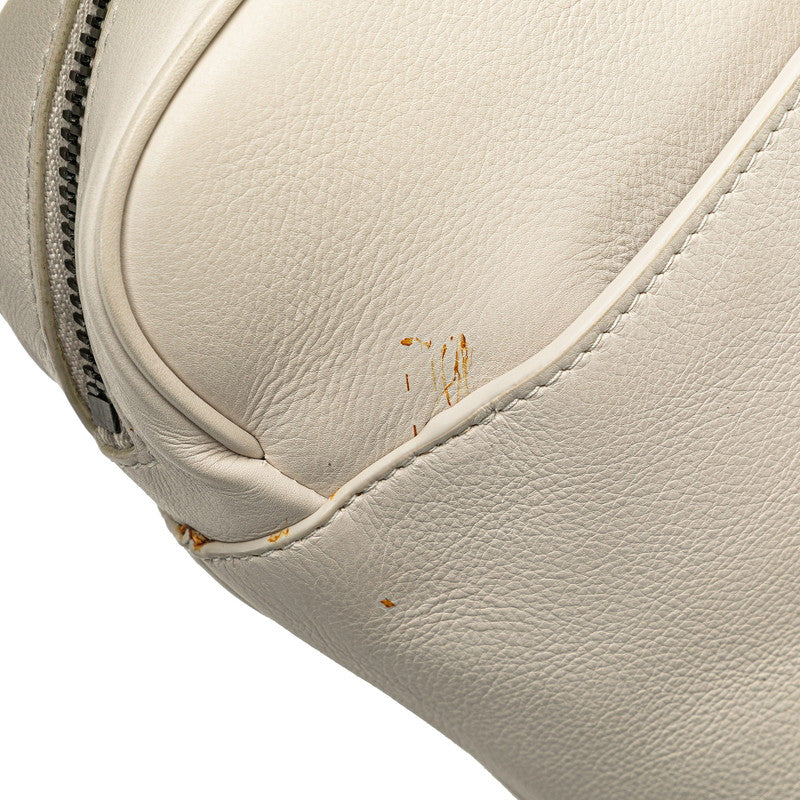 ボッテガヴェネタイントレチャートレザークラッチバッグ