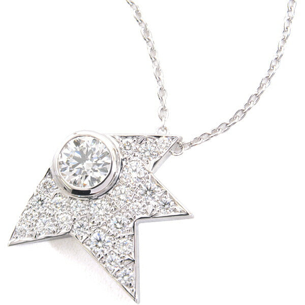 TASAKI コメット ダイヤモンド ネックレス 18Kホワイトゴールド