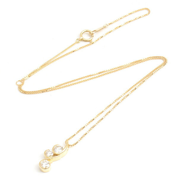 Monnickendam K18 3P ダイヤモンド ネックレス ペンダント