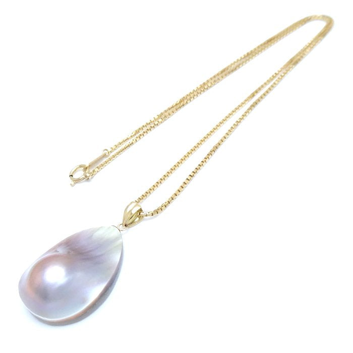 Mabe パール ネックレス K18YG イエロー ゴールド