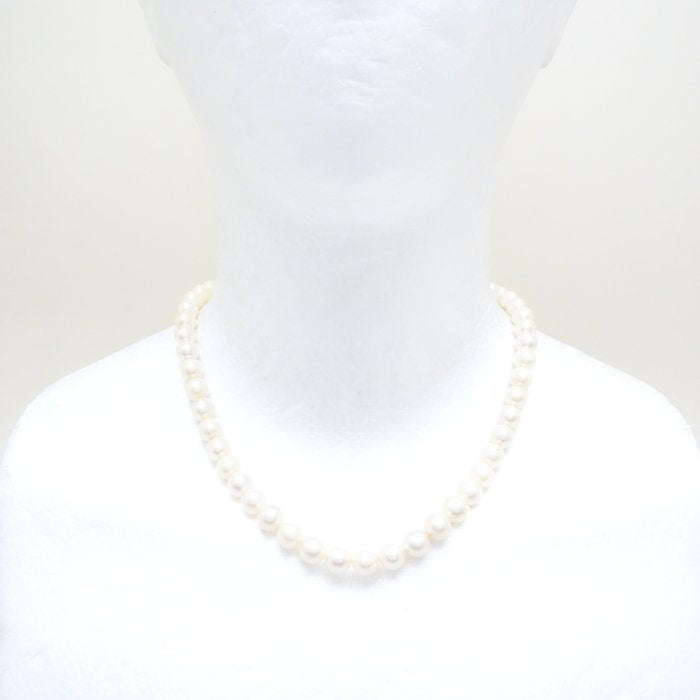 アコヤ パール ネックレス シルバー 7.5-8mm