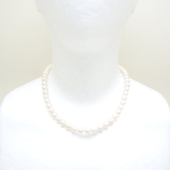 アコヤ パール ネックレス シルバー 43cm