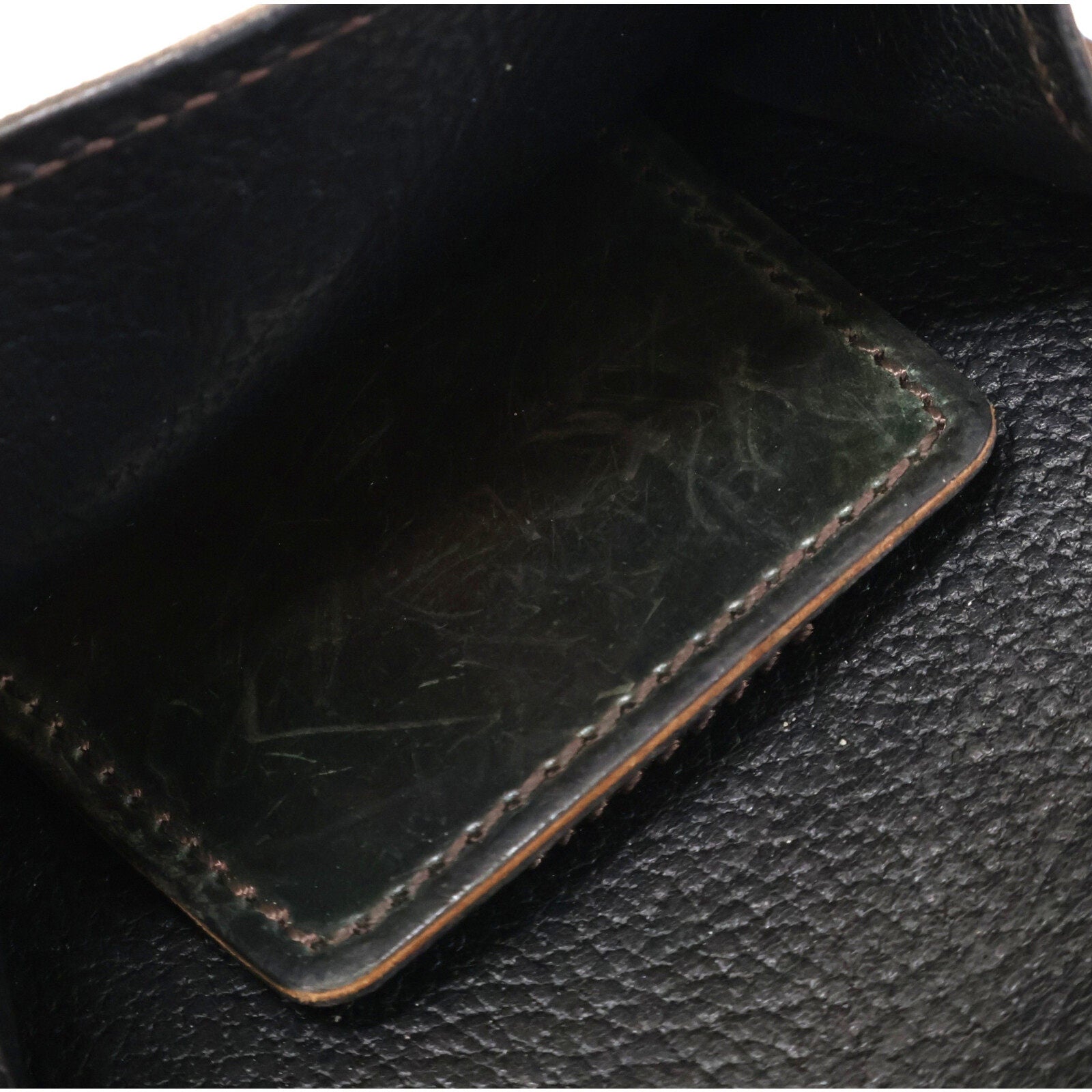 ラストクロップス シェルコードバン 二つ折り財布