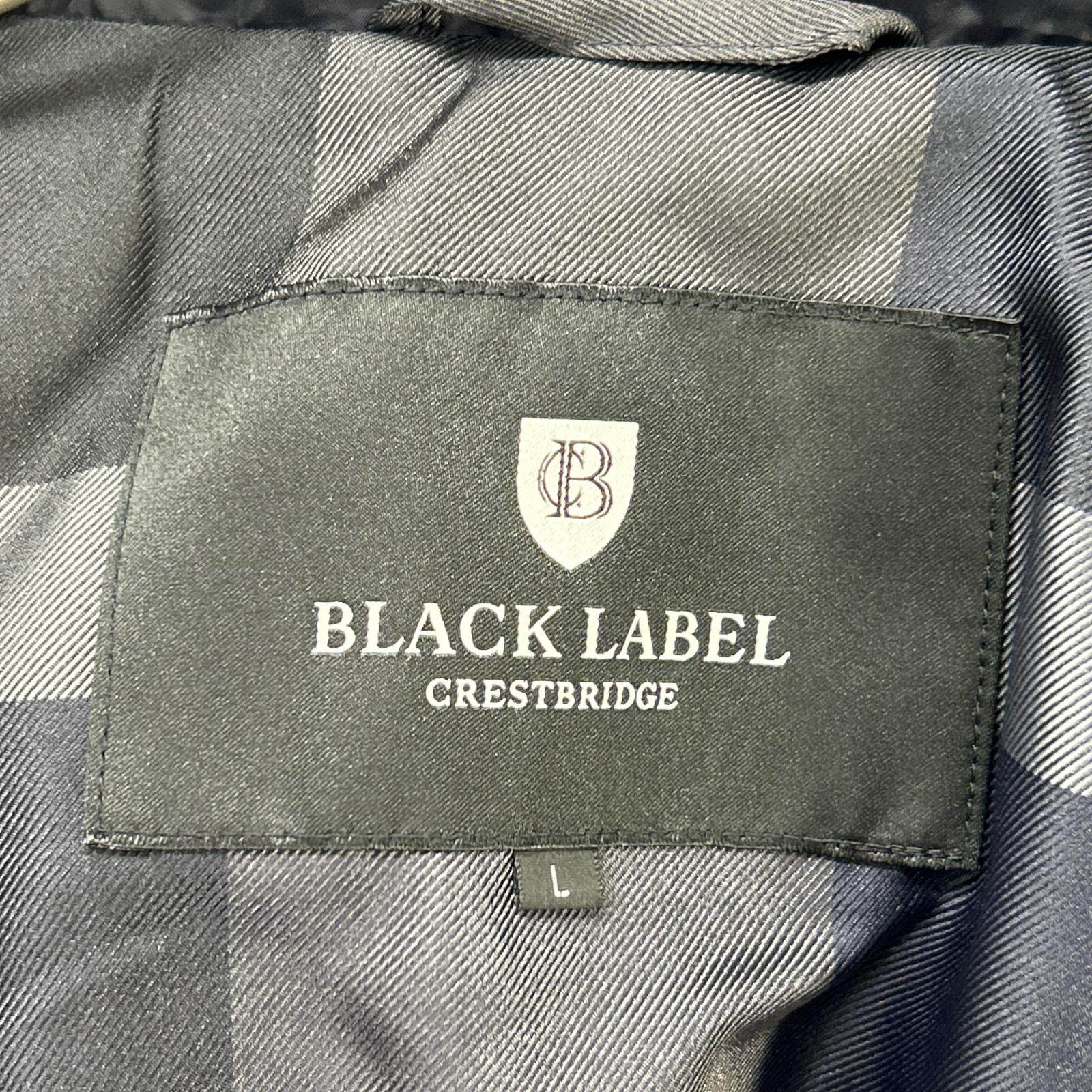ブラックレーベルクレストブリッジ ダブルフェイスメモリーフーディー