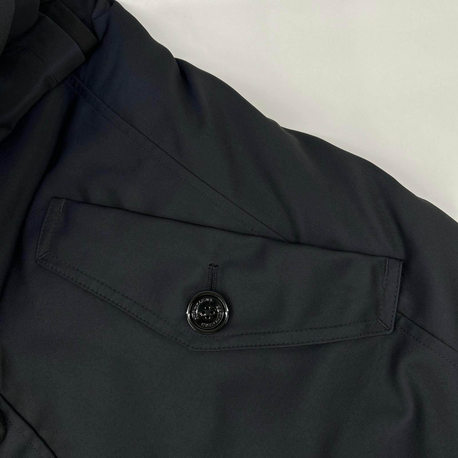 ブラックレーベルクレストブリッジ ダブルフェイスメモリーフーディー