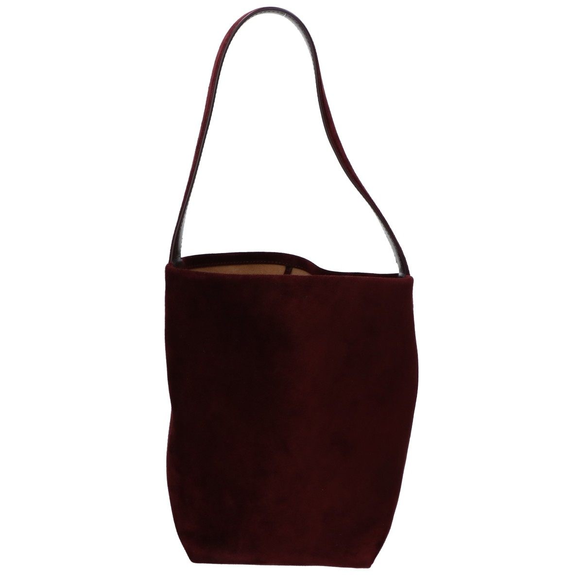 ザロウ N S PARK TOTE SMALL スエードトートバッグ