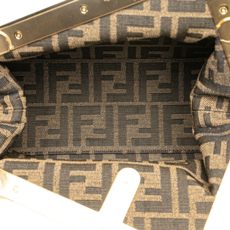 フェンディ フェンダーチェ ファースト PVCレザー ショルダーバッグ