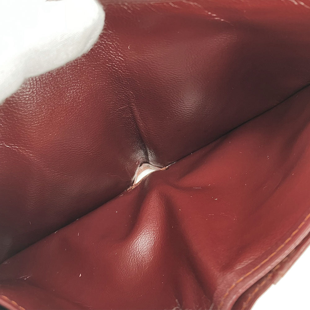 カルティエ マスト ライン カーフスキン 二つ折り財布