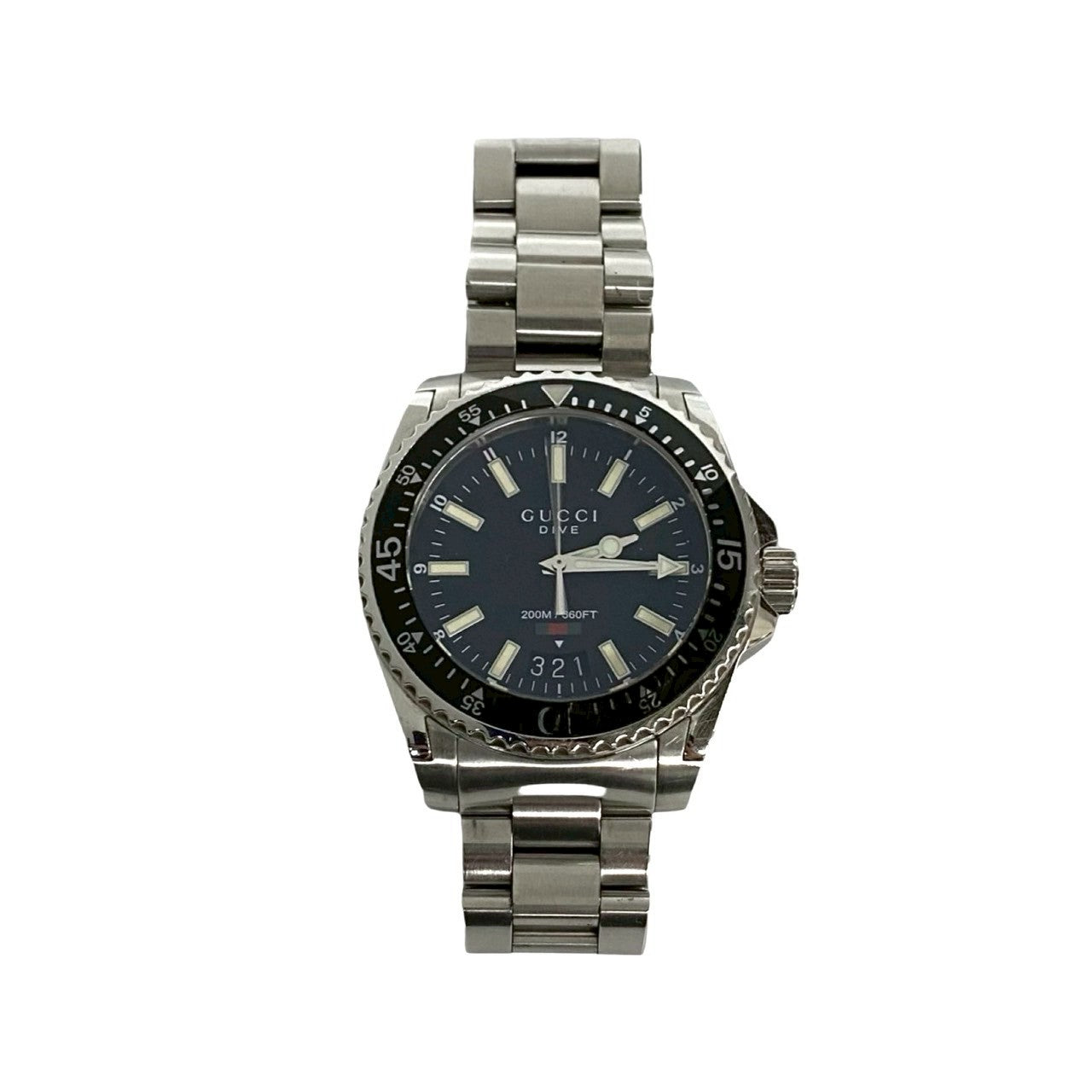 グッチ Dive ステンレススチールウォッチ