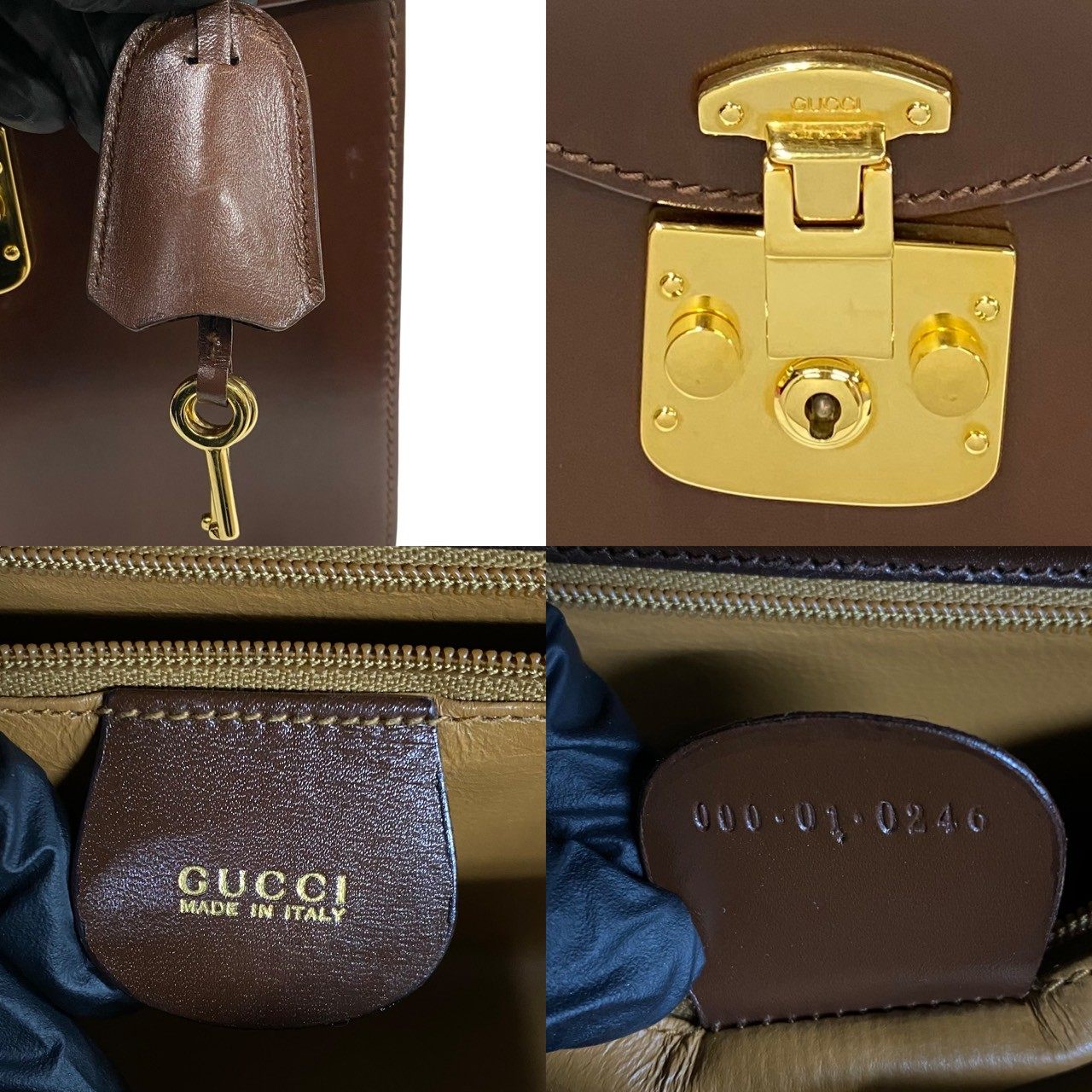 グッチ レザー ハンドバッグ