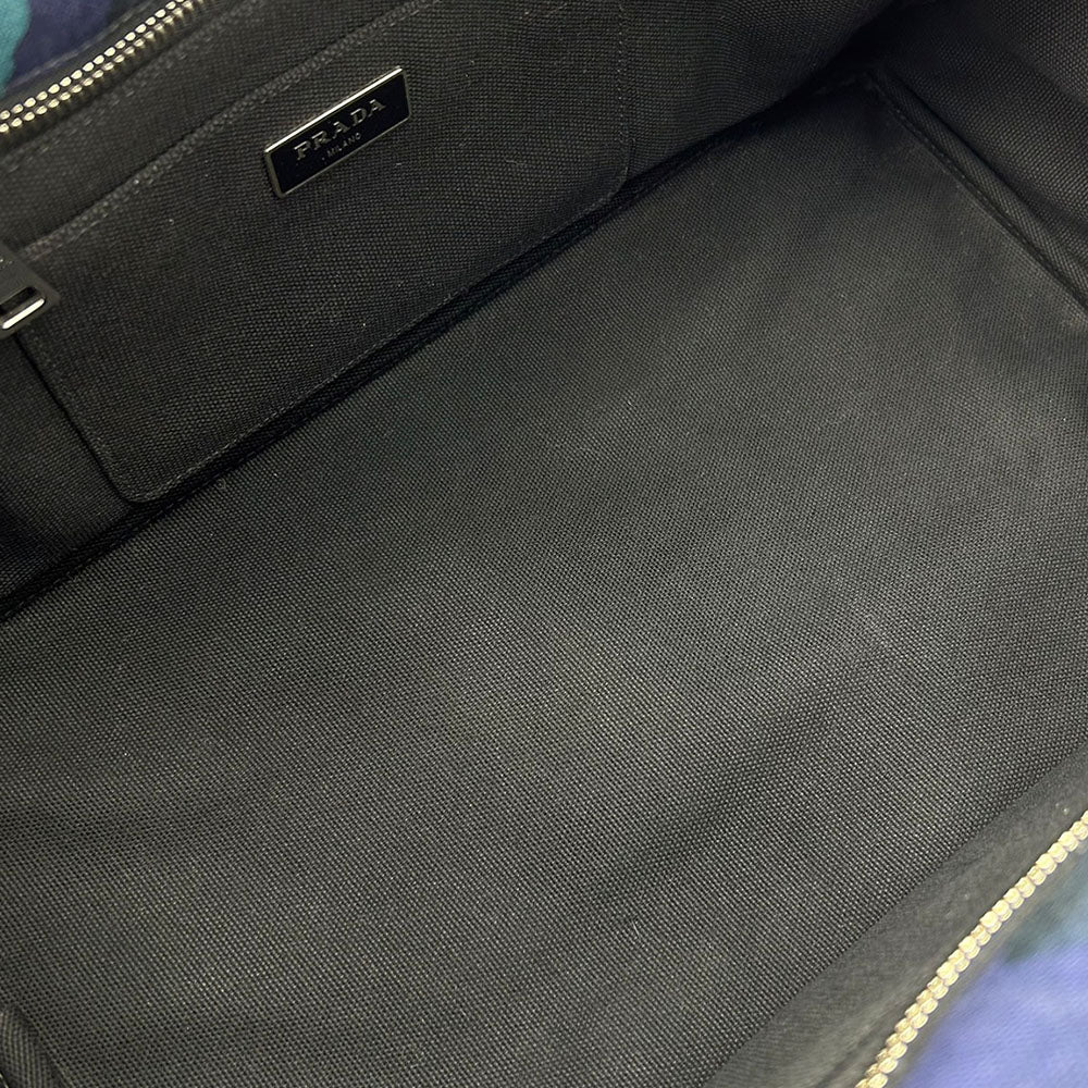 プラダ カナパ キャンバス ハンドバッグ