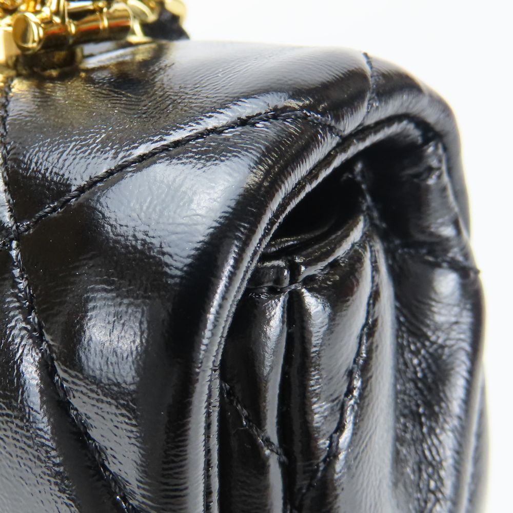 シャネル マトラッセ ココマーク ラムスキン ショルダーバッグ