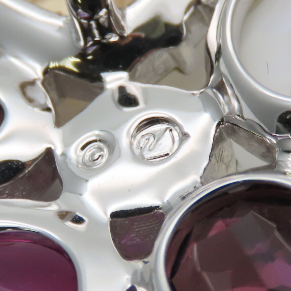 スワロフスキー フラワーモチーフ クリスタル ペンダント