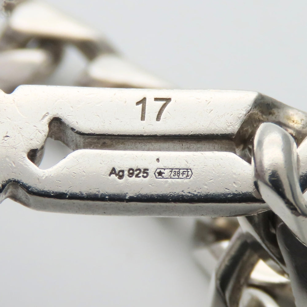 グッチ ノットインフィニティ シルバー925 ブレスレット 17号