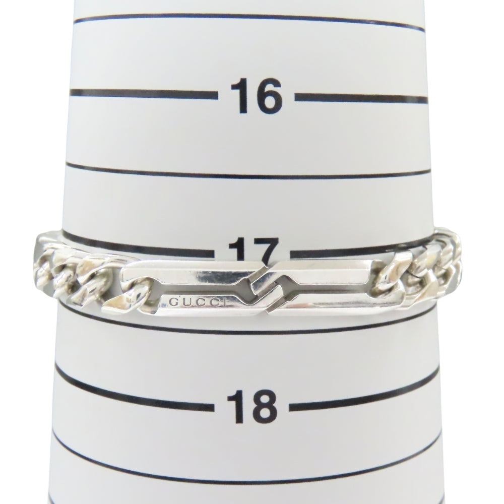 グッチ ノットインフィニティ シルバー925 ブレスレット 17号