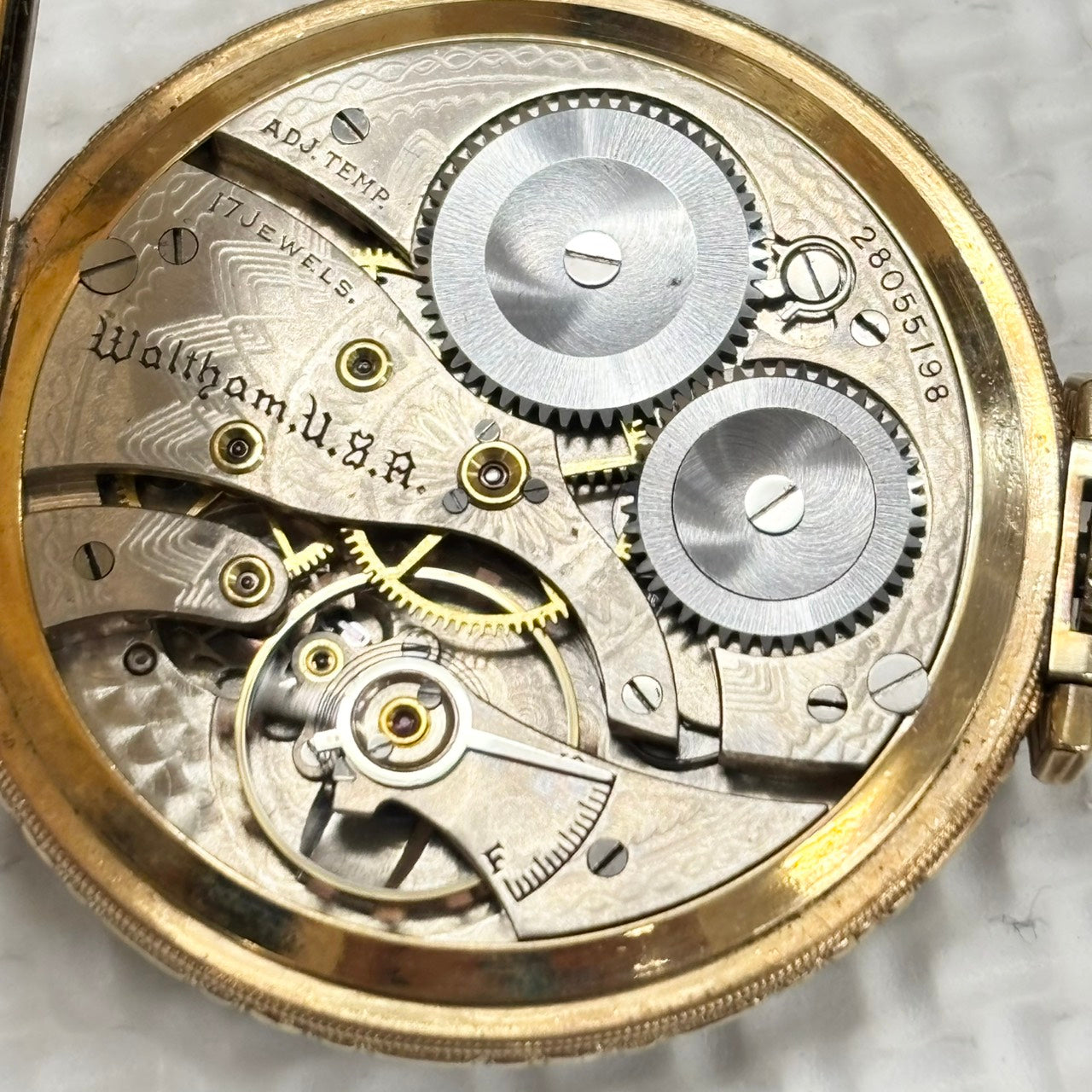 ウォルサム 14K GOLD FILLED ステンレス懐中時計