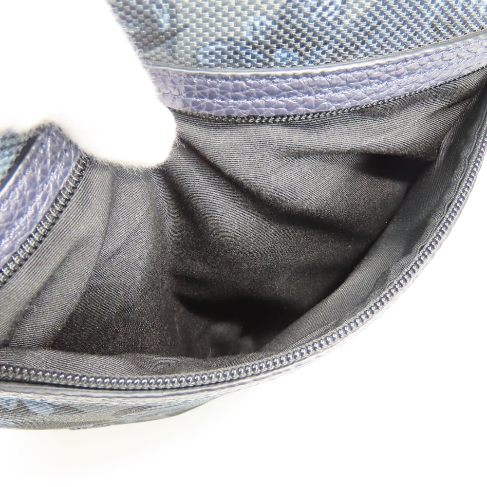 コーチ ボタニカル キャンバスレザー ショルダーバッグ