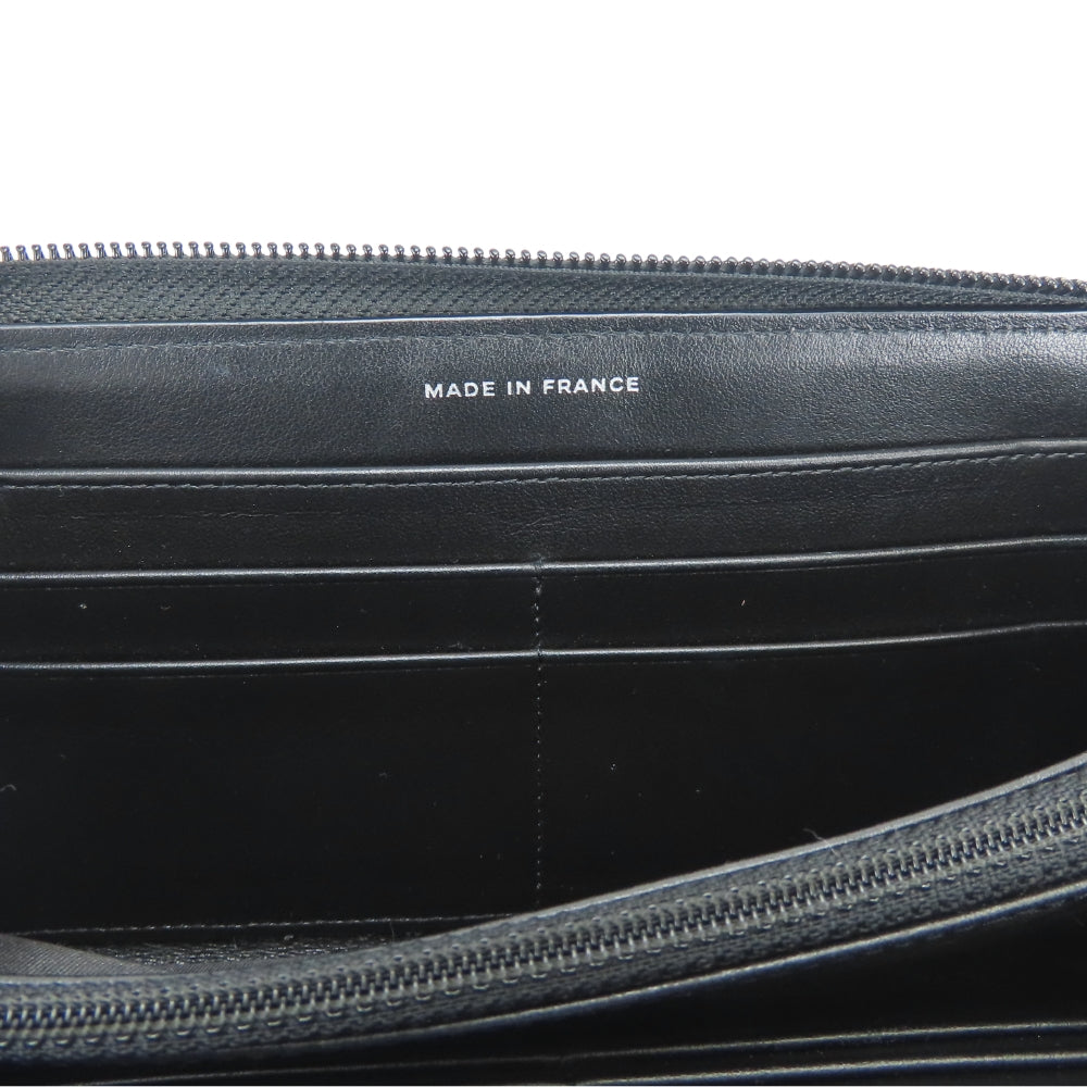 シャネル ボーイシャネル レザー長財布