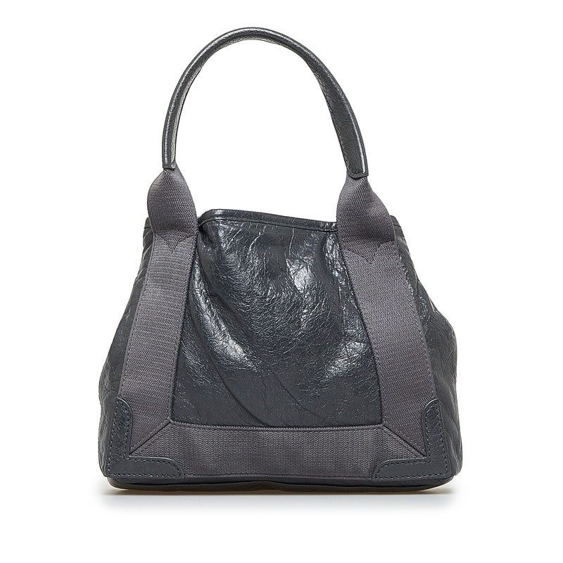 バレンシアガ レザー ネイビー カバ XS 2way バッグ 390346