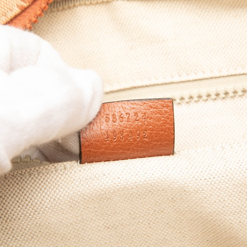 グッチ ニューヨーク ヤンキース GG キャンバス レザー バックパック