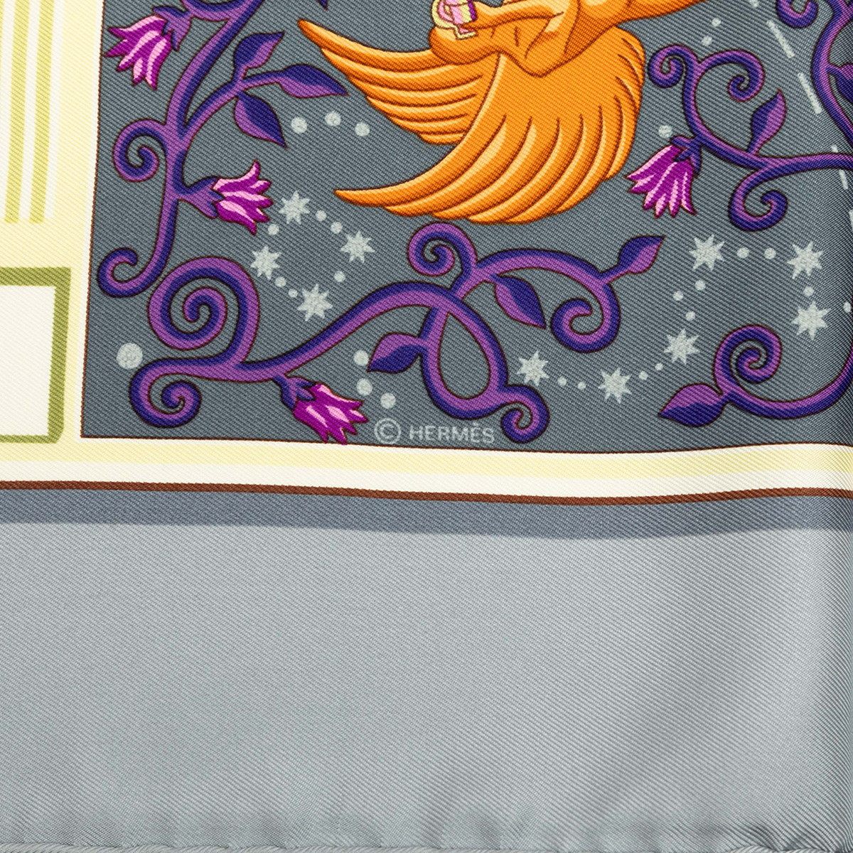 エルメス カレ90 www.hermes.com 世界地図 シルクスカーフ