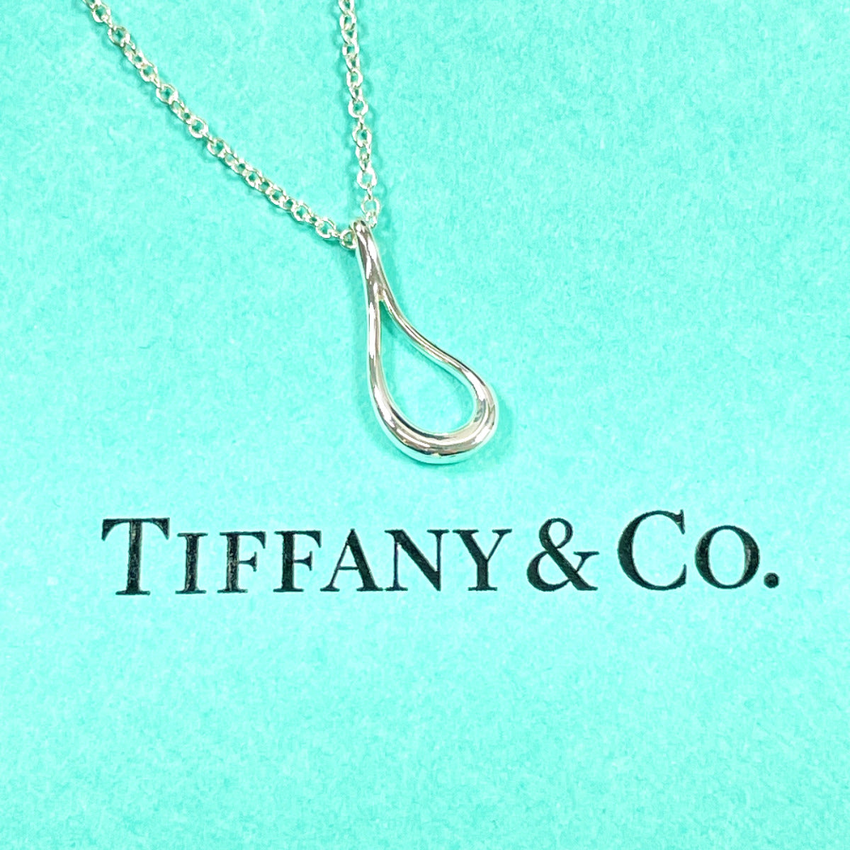 ティファニー オープン ティアドロップ ネックレス