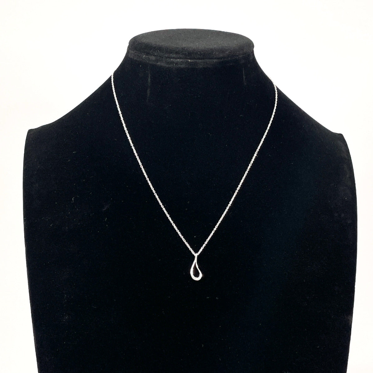 ティファニー オープン ティアドロップ ネックレス