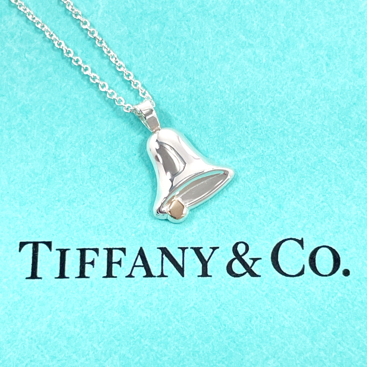 ティファニー Bell シルバー 925 Au750 ネックレス