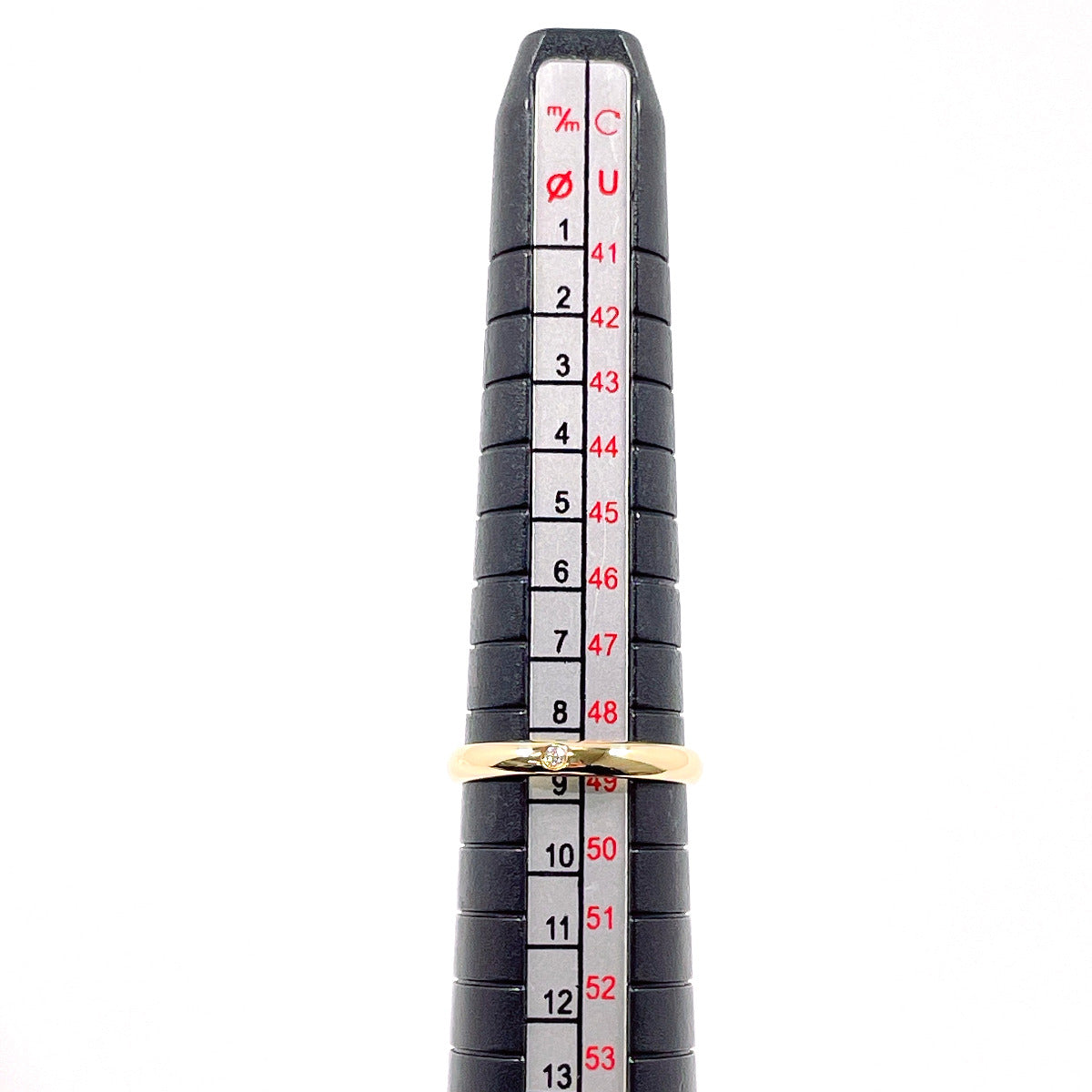 カルティエ 1895 ウェディング リング K18イエローゴールド ダイヤモンド リング 8.5号