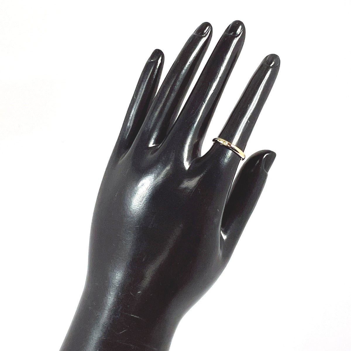 カルティエ 1895 ウェディング リング K18イエローゴールド ダイヤモンド リング 8.5号