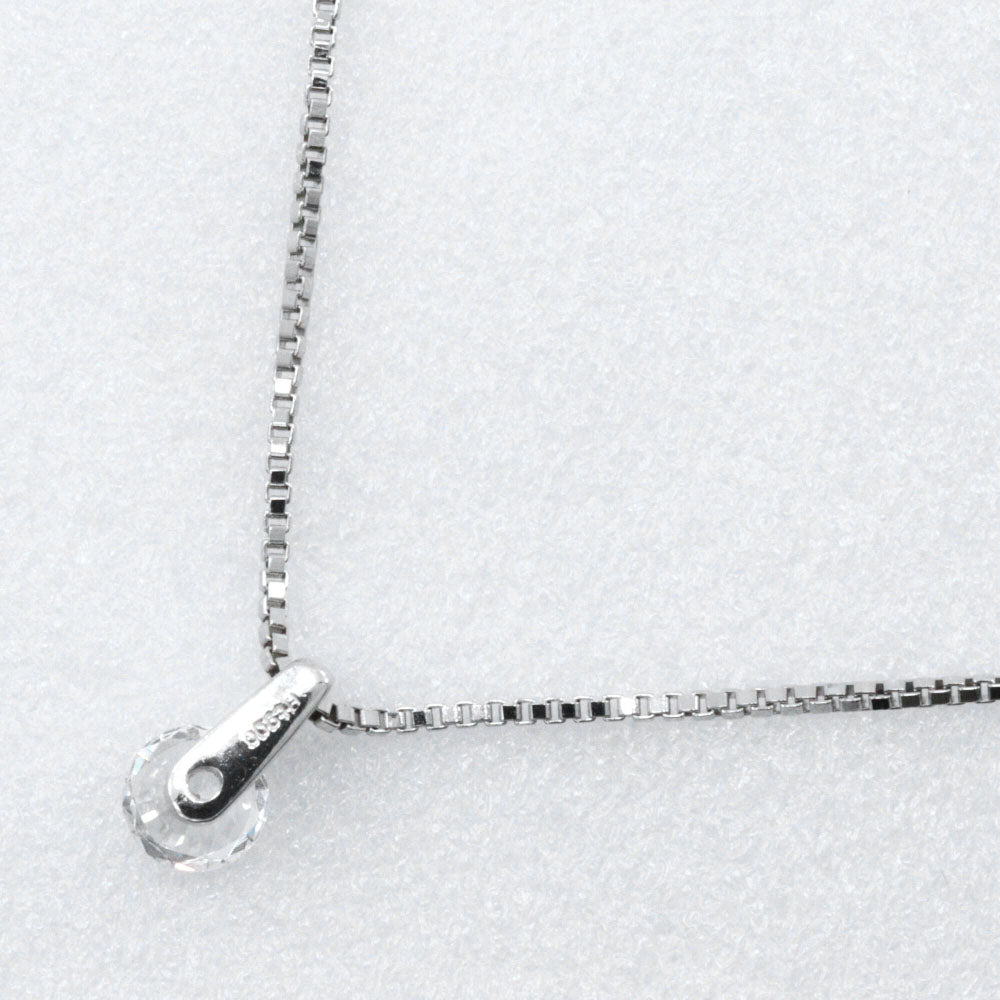 Pt850 プラチナ ダイヤモンド ネックレス