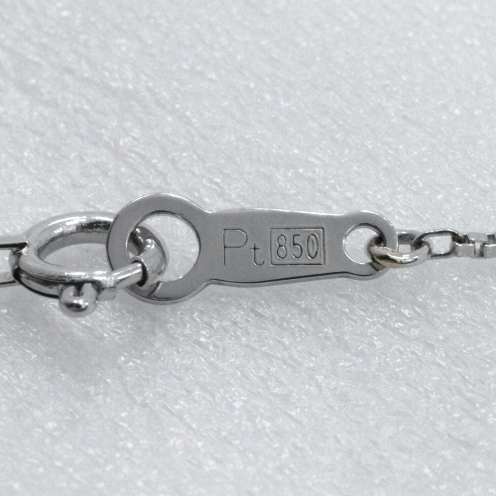 Pt850 プラチナ ダイヤモンド ネックレス