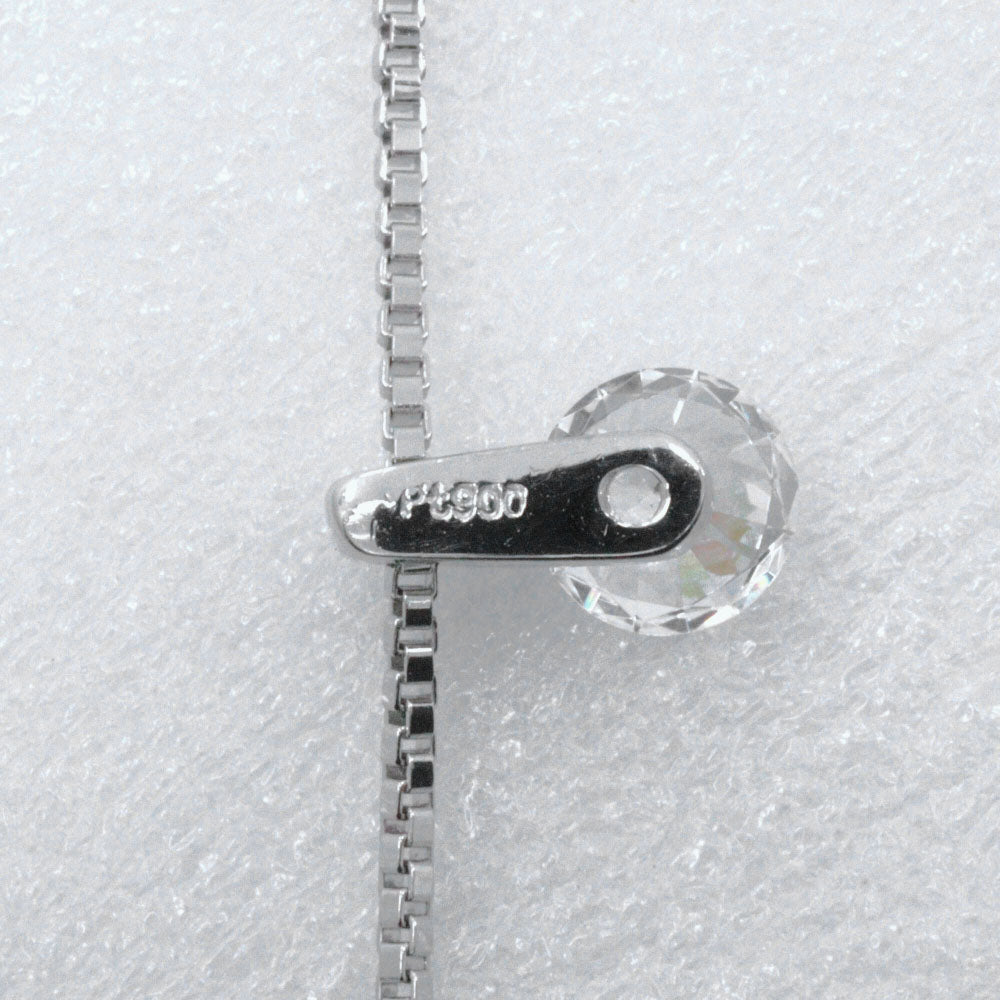 Pt850 プラチナ ダイヤモンド ネックレス