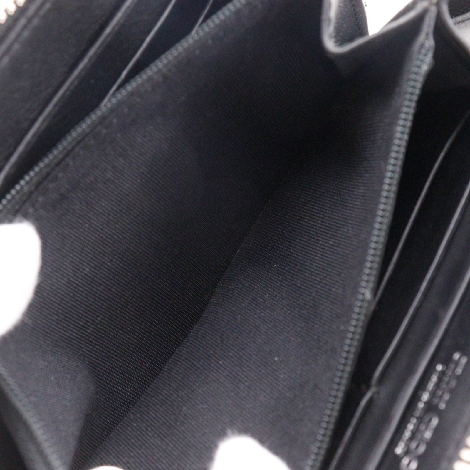 ジミーチュウ レザーラインストーン長財布