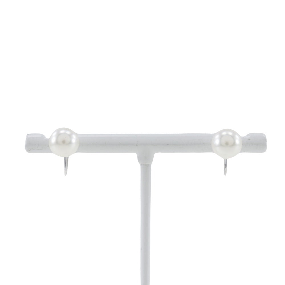 パール ピアス 7.3mm K14 ホワイト ゴールド